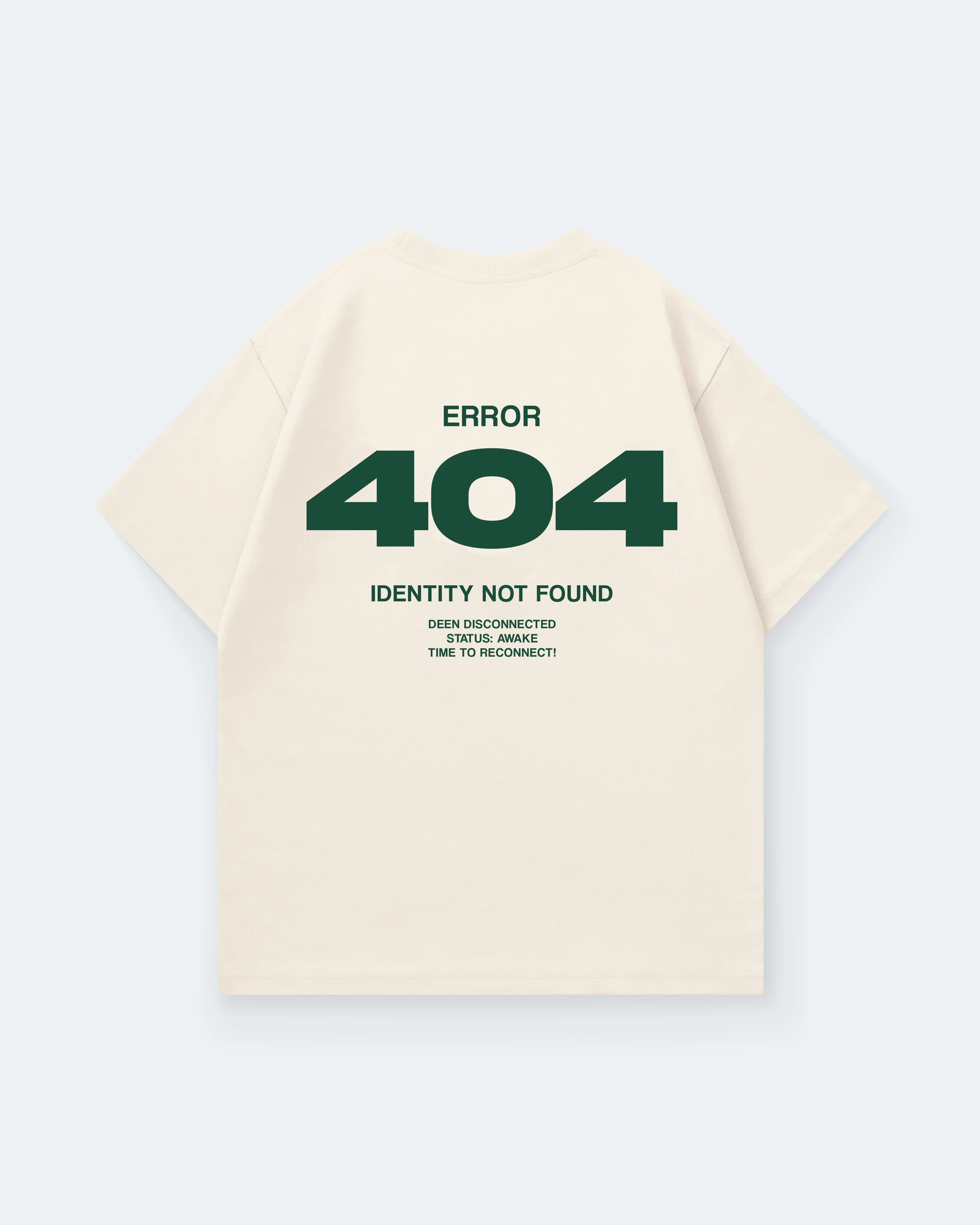 ERROR 404 IDENTITY NOT FOUND